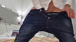 Ansima moans as huge cock cums - open mouth! 🍆💦