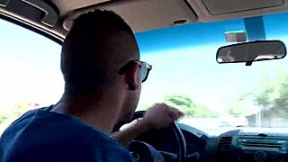 hairless girl rides cock bent over in forest