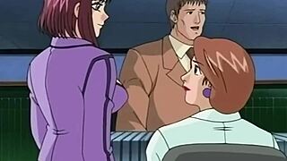 Hentai Teen Takes Revenge On Big Tits Teacher In Threesome!