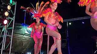 Sambo 2022 features big ass in leggings.