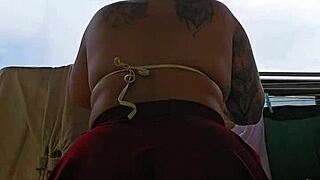 Empregadinha Safada Rebelando Na Sacada