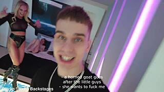 backstage newbie mila ray and her first time in porn 1on1 with monster cock