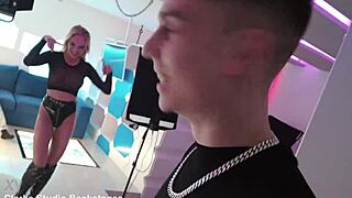 backstage newbie mila ray and her first time in porn 1on1 with monster cock