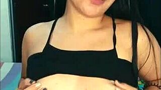 Beautiful Colombian Craves Fucking And Records Deepthroat Session With Boyfriend's Big Cock.