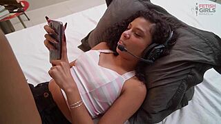 Latina Bends Over For Daddy's Passionate Doggystyle