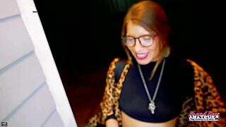 Athletic Brunette Raelyn Prepares For Intense Activity