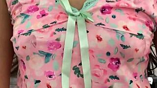 caressing the sweet body of a gorgeous latina to claim her virginity