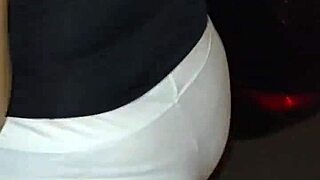 Street slut picked up and slammed hard outdoors! 😈