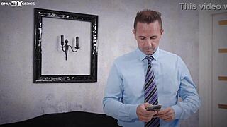 Alyssia Kent stars in a steamy household encounter with deep doggystyle action