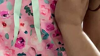 caressing the sweet body of a gorgeous latina to claim her virginity