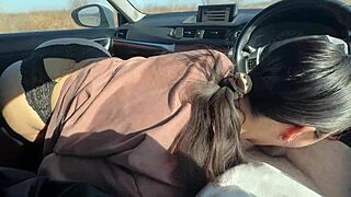 Damn! Fucked Friend with Boyfriend in Car