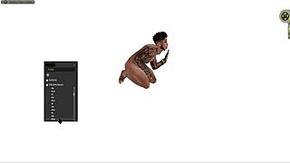 WATCH THIS BLACK CARTOON GUY FUCK IN EVERY POSITION! STANDING, SQUATTING, LYING DOWN!!