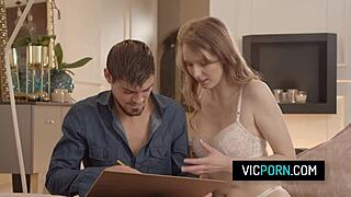 Beautiful Babe Gina Snow Gets Fucked From Behind In Lingerie