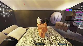 hot sex with a fan featuring big ass and monster cock