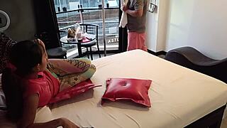 Latina with tight pussy fucked in hotel, craving more action