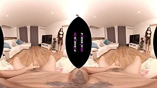 horny wife julia de lucia catches you masturbating, gives blowjob, footjob, and fucks until facial cum