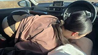 Damn! Fucked Friend with Boyfriend in Car