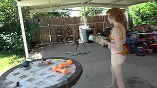 Delicious Little White Girl in Lingerie