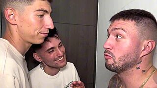 Gangbang Action with Young Latina Brittany Taylor Craving Three Hard Cocks