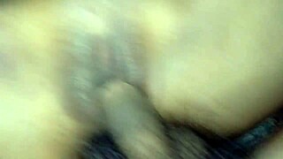 wet creampie fills tight shaved hole in steamy 1on1 action