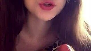 Russian Girl Gives Dildo Blowjob With Dirty Talk And Facesitting