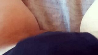 gretala slips into her black lingerie and gets sensual with her milf body