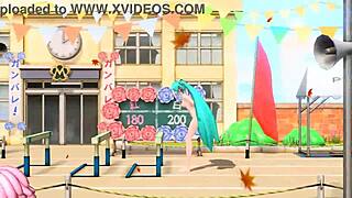 Hatsune Miku Nude Mod Reveals Big Tits And Ass In Project Diva.