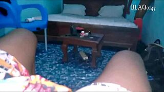 She says, 'I can't wait to ride that cock in the dorm!' as her friend watches.