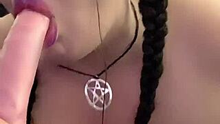 kandy kane gives deepthroat blowjob at home 😏