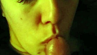 Come on, see this hot amateur slut gag on my cock with intense throatfucking!