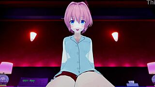 Sayori ddlc thighjob titty fuck