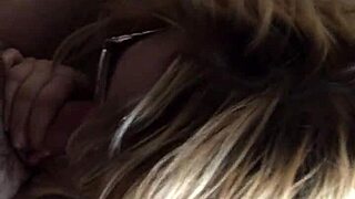 Michelle, bent over for doggystyle licking and sucking?