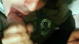 Girlfriend gives deep oral on the balcony in update 95