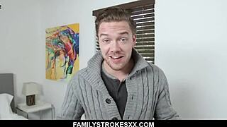 Stepsister Jade Ambers Fucks Nerdy Stepbrother After Makeover, Both Naked and Horny