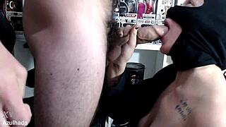 Sucking Monster Cock