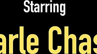 Mature charlee chase smokes a cigarette while vibing her clit