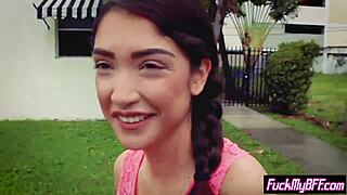 is this petite teen really getting fucked by her best friend's big dick?