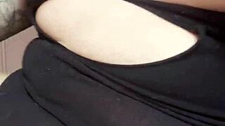 Neighbor watches me masturbate wet pussy by the window