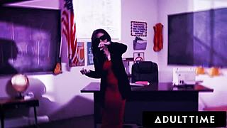 Adult time driving students cant stop fucking in class ft rocky emerson aiden ashley and more