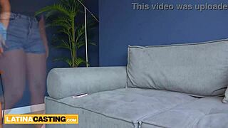 Thick Latina Rides Cock in Bikini After Sloppy Blowjob