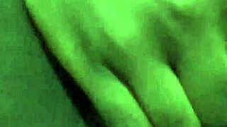 Black Amateur Enjoys Solo Relaxation With Wet Details