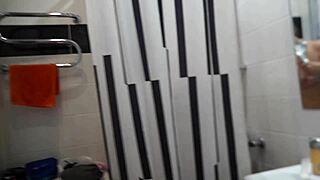 Creampie dripping from this amateur slut after intense doggystyle with a brunette wife