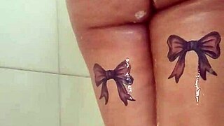 Quick shower tease with big tits and ass