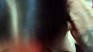 feeling the passion as my neighbor's slut sucks my cock, pleading for my cum on her face