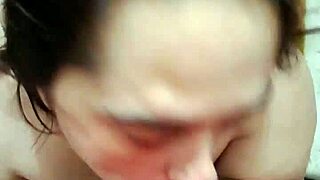 feeling the passion as my neighbor's slut sucks my cock, pleading for my cum on her face