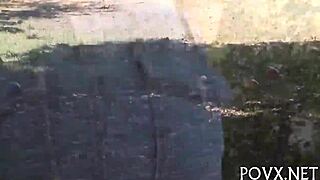 did the tiny teen orgasm from rough fucking?