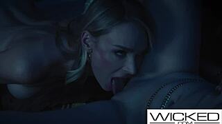 why does beautiful emma hix stalk redhead to eat her pussy?