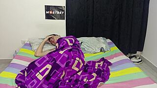 young latina enjoys coffee and conversation with favorite milf after fucking