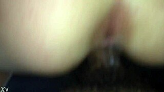 i watched this pov creampie in a young blonde's shaved pussy