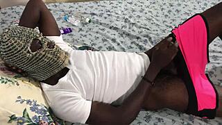 Big booty fucks giant African cock